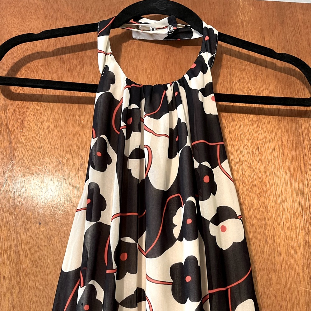 halter neck maxi dress